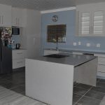 Kitchen Cabinets with Fixed Island